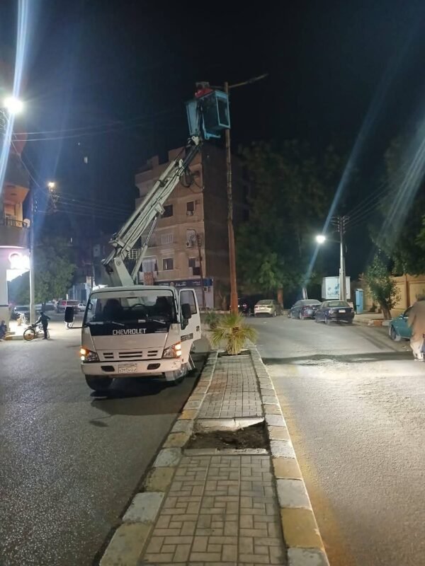 خطة رفع كفاءة منظومة الإنارة العامة بالشوارع