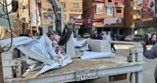 حملات لإزالة لافتات الدعاية الانتخابية