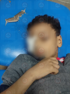 التلميذ المصاب