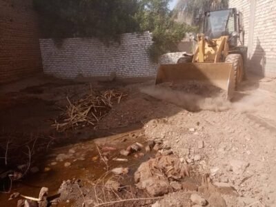 إنهاء أزمة تجمع المياه بفرشوط