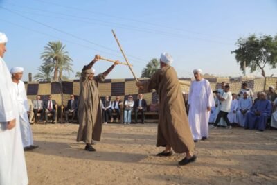 عروض المرماح والتحطيب بقنا