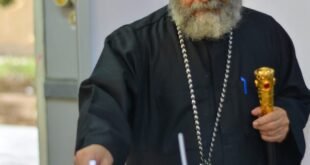 الأنبا يضابا يدلي بصوته في انتخابات مجلس النواب