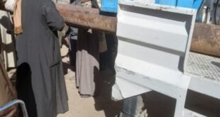 إصلاح عمود كهرباء آيل للسقوط في أبو تشت