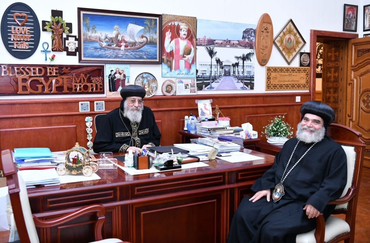 الأنبا بضابا يلتقي قداسة البابا تواضروس