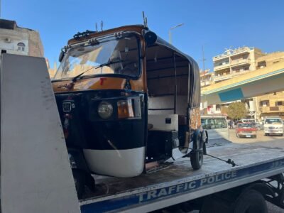 ضبط الدراجات والسيارات المخالفة في نجع حمادي