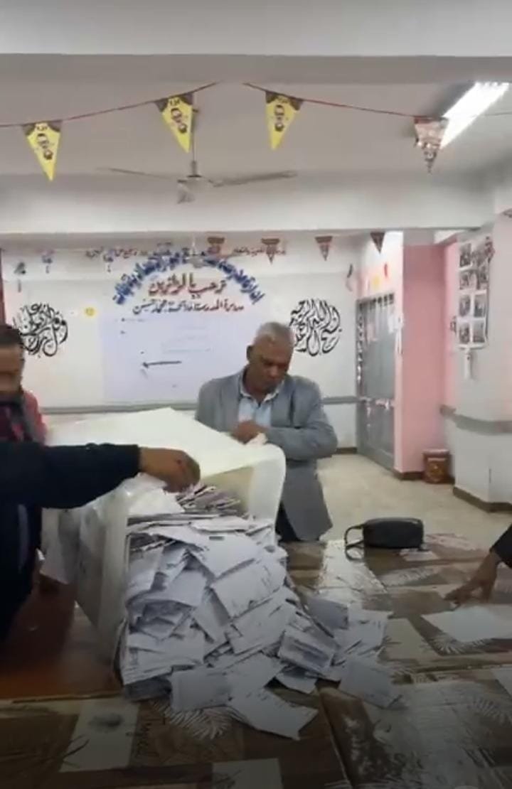 عملية فرز الأصوات بقنا 2025