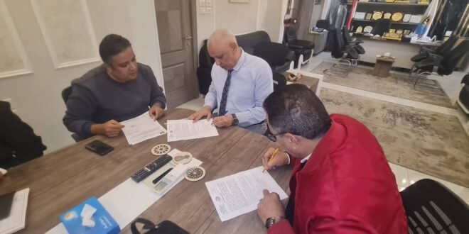 توقّيع عقد تنفيذ مشروع الصرف بكرم عمران