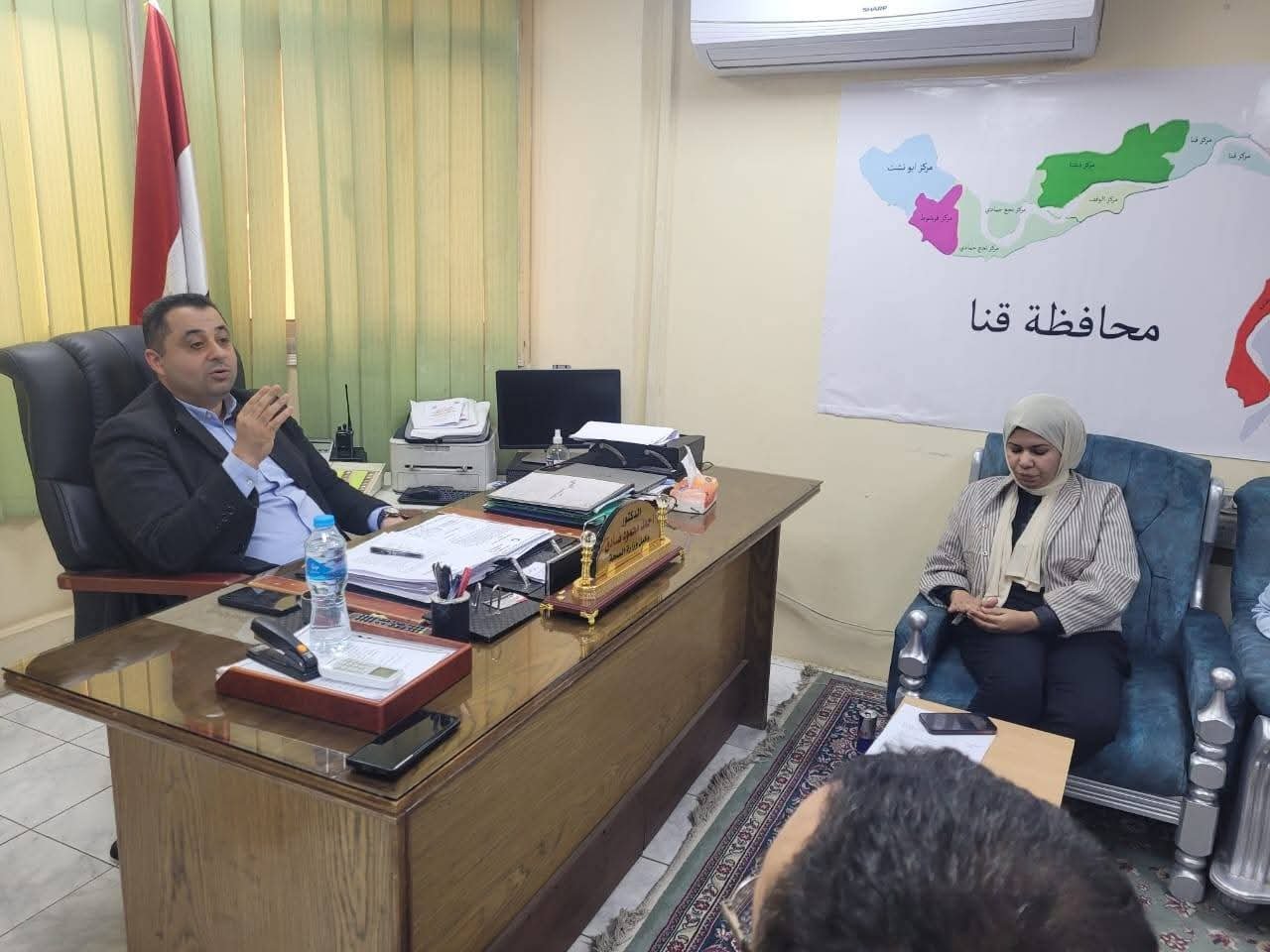 وكيل صحة قنا يناقش مؤشرات الأداء