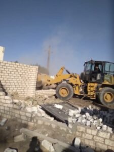 إزالة 16 حالة تعدٍ بقرية هو بنجع حمادي