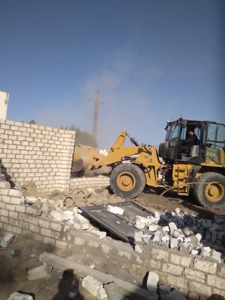 إزالة 16 حالة تعدٍ بقرية هو بنجع حمادي