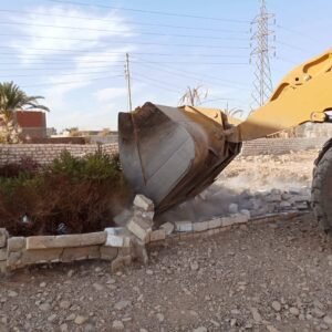 إزالة التعديات على أراضي الدولة بقنا