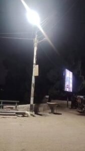 إنهاء إنارة طريق كمين دندرة