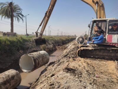 تغطية ترعة الخطارة