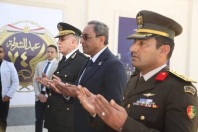 محافظ قنا ومدير الأمن