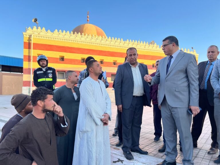 محافظ قنا يتفقد مجمع شوادر هو