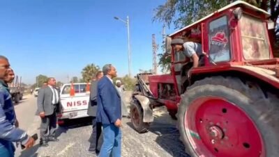 محافظ قنا يضبط جرار مخالف