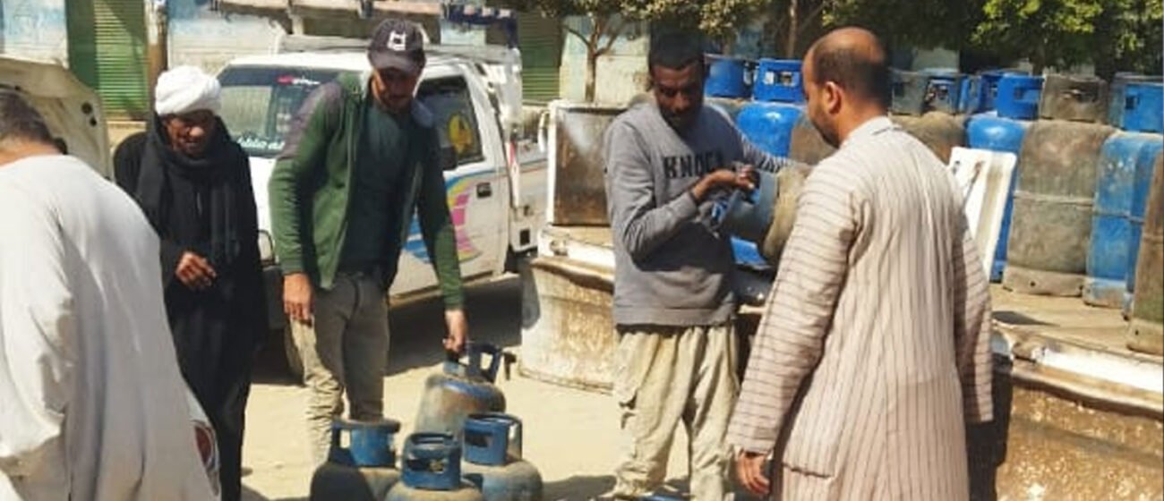 توفير 200 أسطوانة بوتاجاز بحاجر الجبل