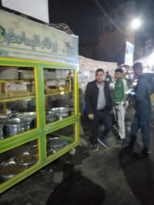 رفع الإشغالات بمنطقة الشادر