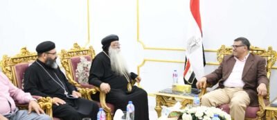 محافظ قنا يستقبل الأنبا تكلا