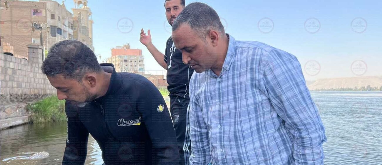 البحث عن ضحايا حادث كوبري نجع حمادي