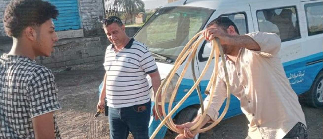 حملات ميدانية لمياه نجع حمادي ضد إهدار المياه